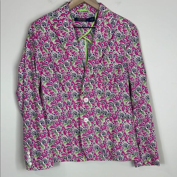 Polo Ralph Lauren Women's Floral Blazer Jacket Golf Size 4 - Picture 1 of 7